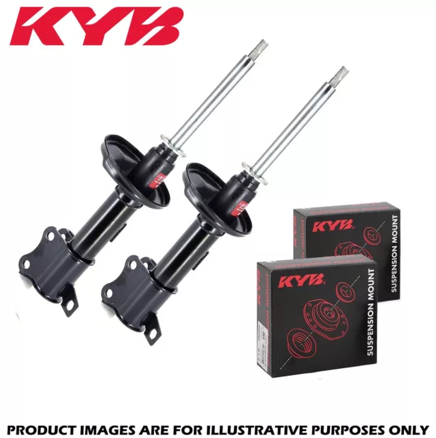 KYB 2x FRONT Shock Absorbers & Strut mounts for SUBARU LIBERTY BM BR B14 2012 on