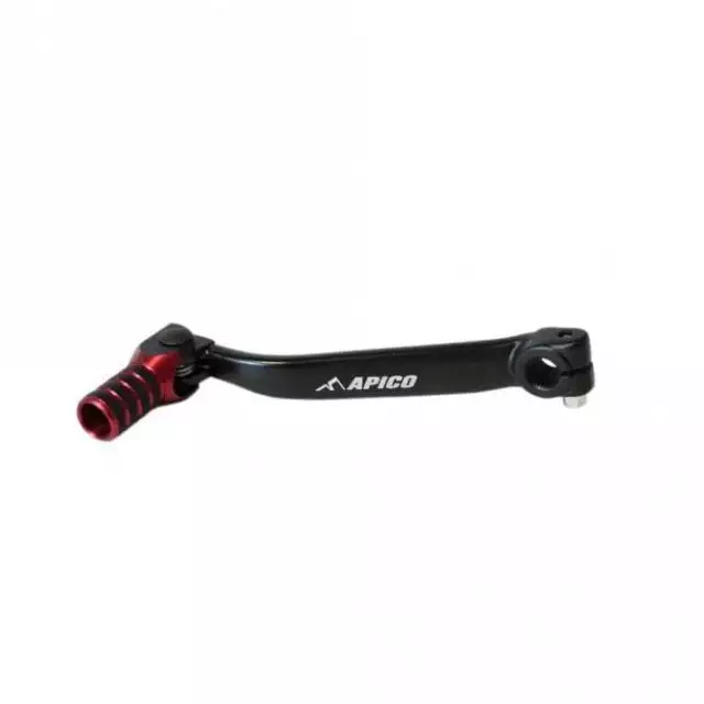 Apico Elite MX Gear Lever/Pedal - Honda CR250 04-07 (Black/Red)