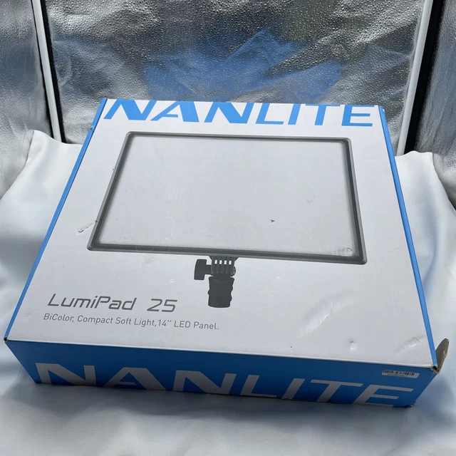 Nanlite Lumipad 25 BiColor, luz suave compacta, panel LED de 14