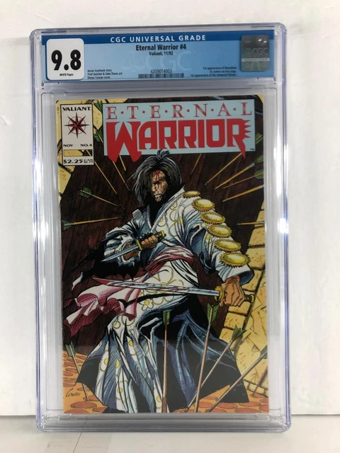 Eternal Warrior 4 - 1st Bloodshot (Cameo Appearance) 1992 - CGC Graded 9.8