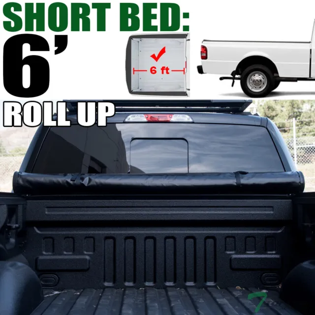 Topline For 1983-2011 Ford Ranger 6 Ft Bed Lock & Roll Up Vinyl Tonneau Cover