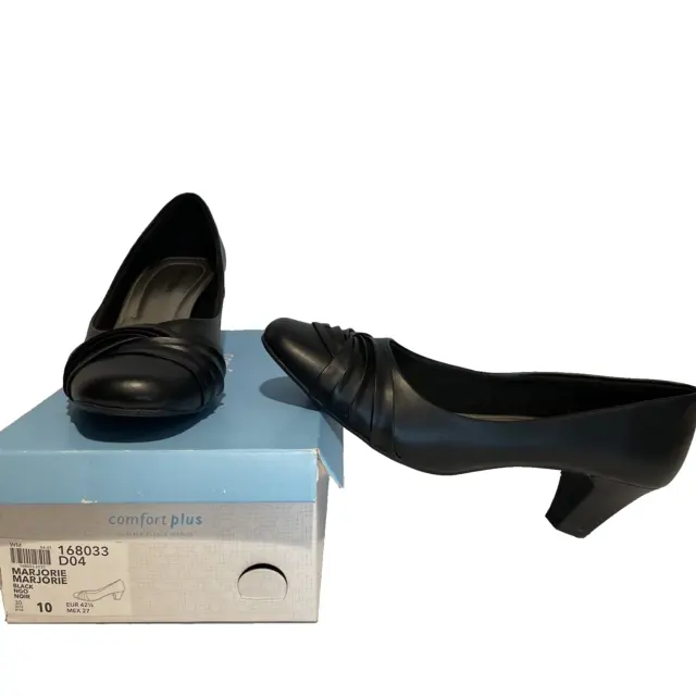 Predictions Comfort Plus Women's Marjorie Twist Pumps Heels Shoes Size 10 Black