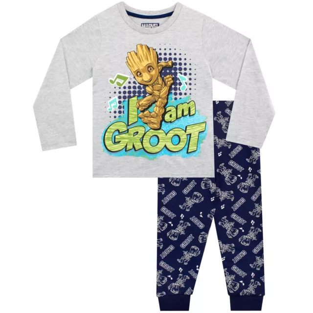 Groot Guardians of the Galaxy Pyjama Kinder Jungen 4 5 6 7 8 9 10 11 12 Jahre PJs