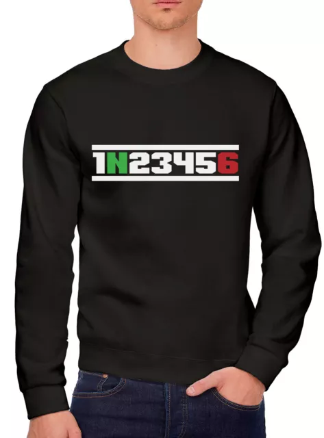 Motorcycle 1 N 2 3 4 5 6 Gears Mens Sweatshirt Biker Gift Motorbike Rider Bike
