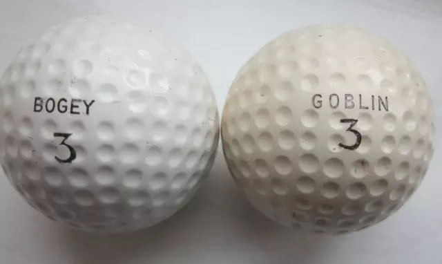 Vintage  Golf Balls  Bogey & Goblin