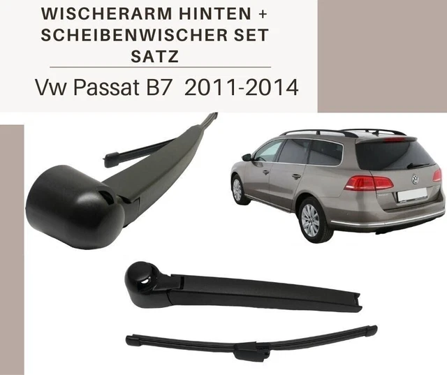 ⭐ Brazo Limpiaparabrisas + Juego Limpiaparabrisas Trasero Vw Passat B7...