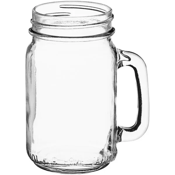 Acopa 12 oz. Customizable Clear Glass Coffee Mug - 12/Case