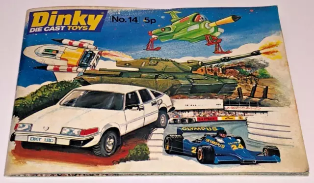 Dinky DIE CAST TOYS No. 14 / 5p , Katalog von 1978, sehr gut Erhalten , Vintage