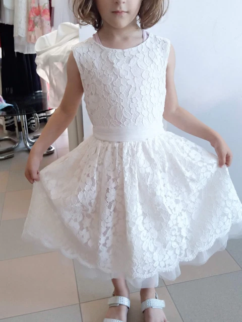 Vestito elegante da bambina ragazza matrimoni cerimonie compleanno abito princi