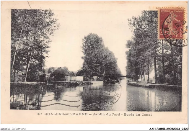 AAHP3-51-0224 - CHALONS-SUR-MARNE - Jardin du Jard - Bords du canal