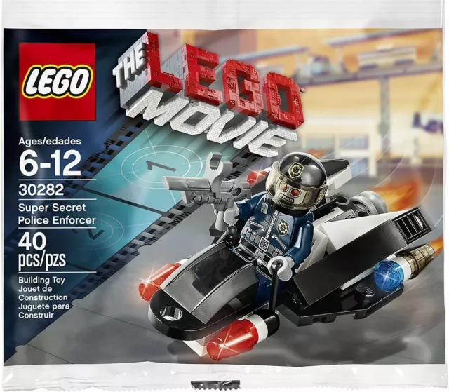 Lego Movie Polybag 30282 Super Secret Police Enforcer Brand New Factory Sealed