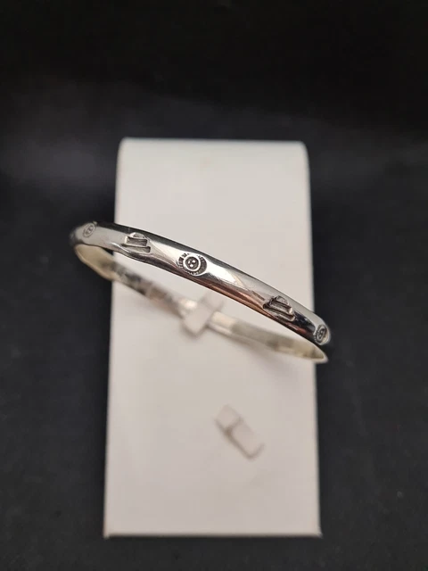 bracelet jonc argent massif zirconium serti rigide tressé