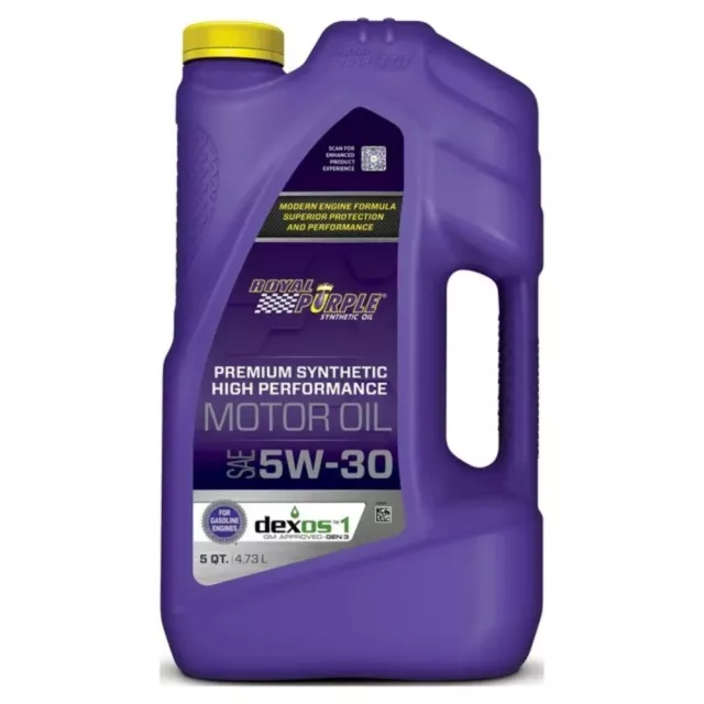 Royal Purple High Performance Motor Oil 5W-30 Premium Synthetic Motor Oil 5Qt~