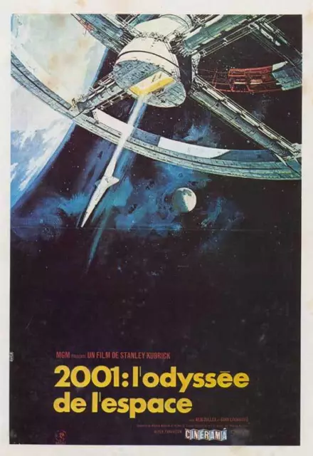 2001: A SPACE ODYSSEY Movie POSTER 11x17 French B Keir Dullea Gary Lockwood