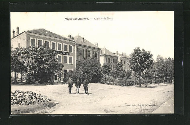 CPA Pagny-sur-Moselle, Avenue de Metz