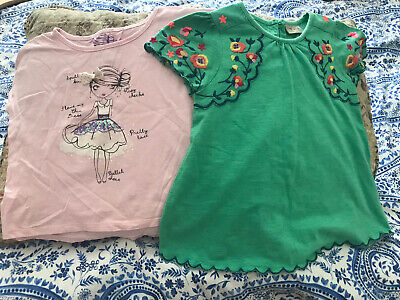 Girls Clothes Bundle Of 2 Tops Size 4-5 Years