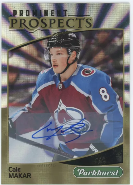 2019-20 UD Parkhurst Cale Makar Prominent Prospects Rookie Auto #PP-10