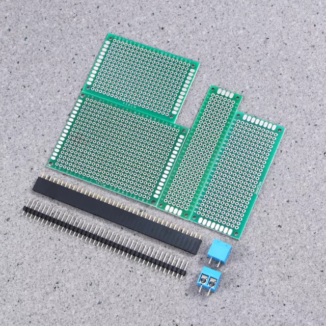 20 pezzi PCB Board doppio lato 4 dimensioni 5x7 4x6 3x7 2x8CM Kit prototipo 20 2