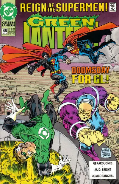 GREEN LANTERN (Vol. 2) #46 F/VF, Direct, DC Comics 1993 Stock Image