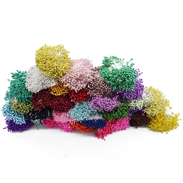 250 Stück 3 mm Mini-Blumen, handgefertigt, künstliche Blumen für Hochzeit,...