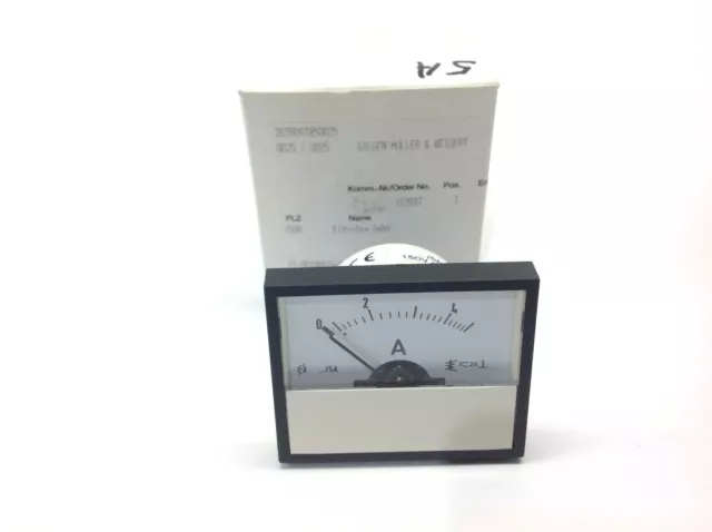 Gilgen Muller & Weigert RKN57 5A Ammeter