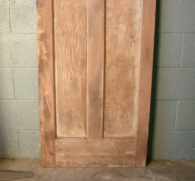 Reclaimed 1930's 4 Panel Pine Door Wooden 29" x 77" Internal  886 2