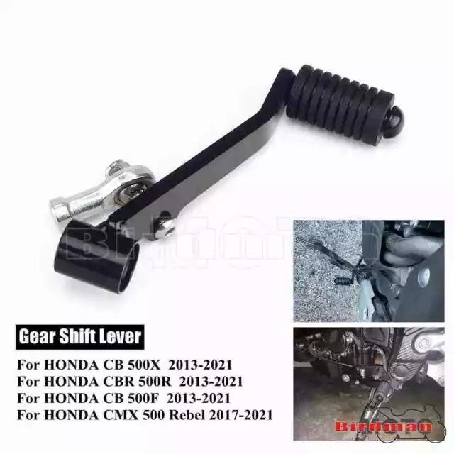 Black Shift Lever Shifter Pedal For HONDA CB 500X CB 500F CBR500R CMX 500 13-21