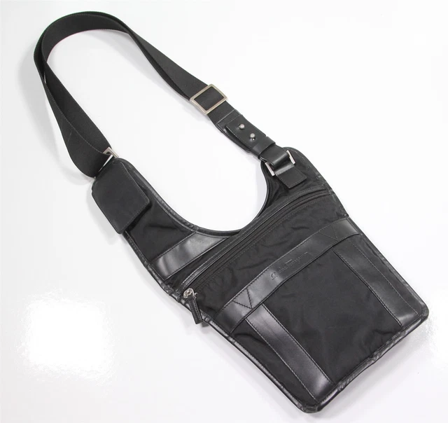 Salvatore Ferragamo Black Crossbody Shoulder Travel Bag