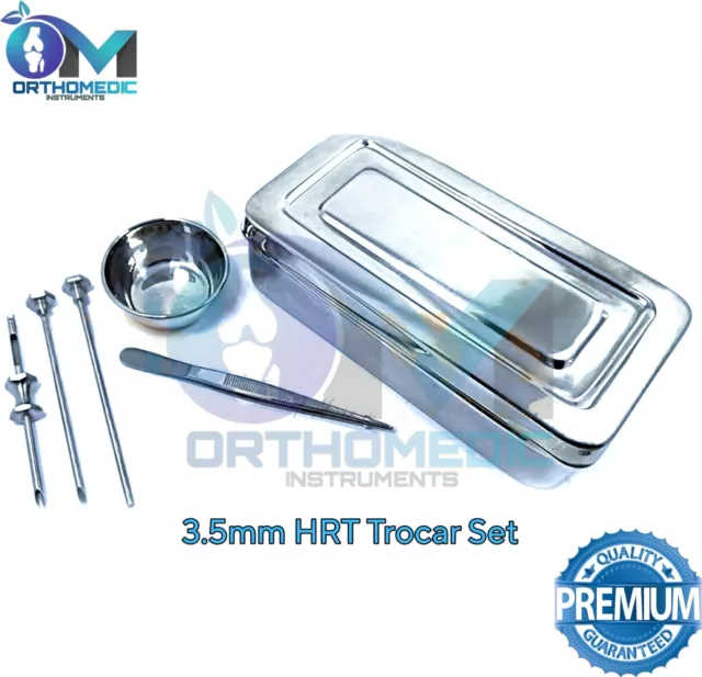 HRT Trocar 3.5mm Premium Kit Hormone Replacement Pellet Insertion Trocar Set