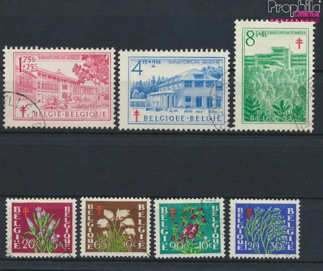 Belgique 876-882 (complète edition) oblitéré 1950 la tuberculose (9861837