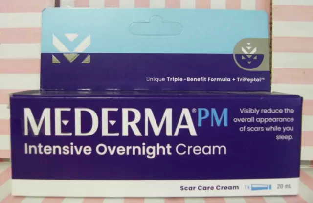 Mederma Pm Intensive Overnight Scar Reducer Care Cream 20Ml Sealed Box