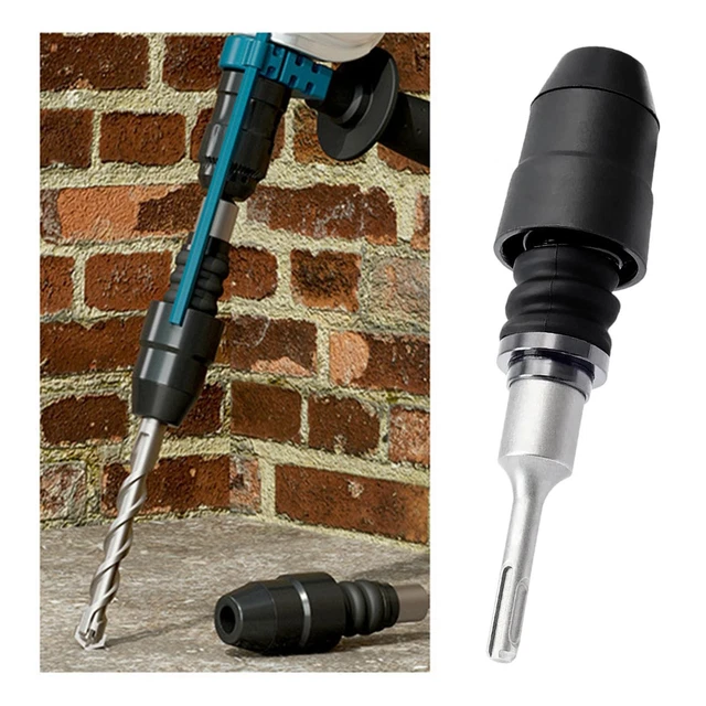 2 Adaptateurs SDS Plus Vers 6.35mm - Pour Perceuse Percussion - Conversion Embout Hexagonal