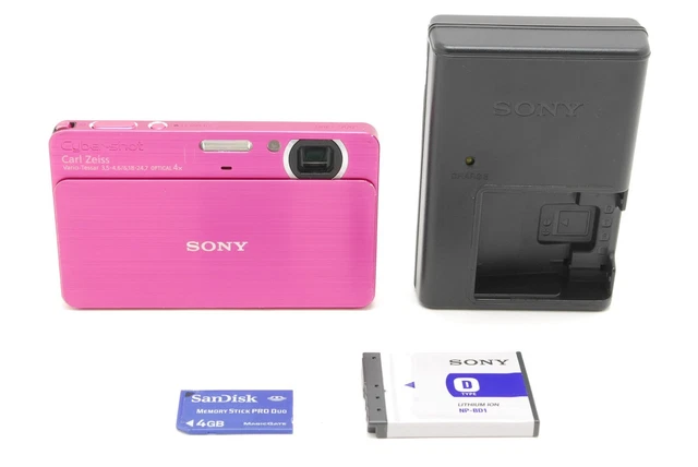 NEAR MINT] SONY Cyber-shot DSC-T700 PINK 4.0x Optical Zoom From