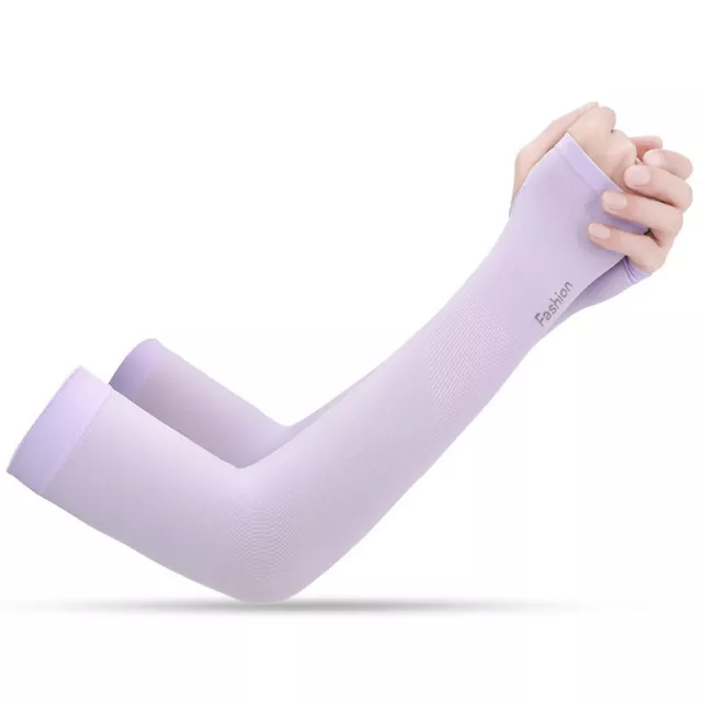 Unisex Outdoor Sports Cooling Arm Sleeves Cover Basketball UV Sun Protection