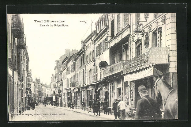 CPA Toul, Rue de la Republique