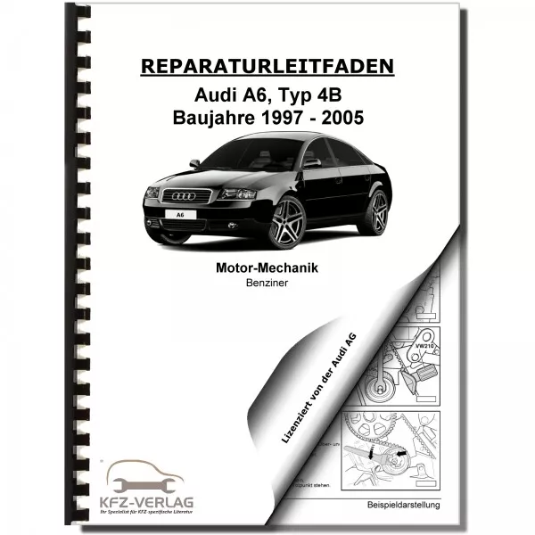 Audi A6, Typ 4B (97-05) 8-Zyl 3,7/4,2l Benzinmotor 260-340 PS Reparaturanleitung