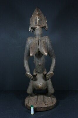 African 22.5" NUMMO Maternity, Fertility Statue - DOGON, Mali TRIBAL ART CRAFTS