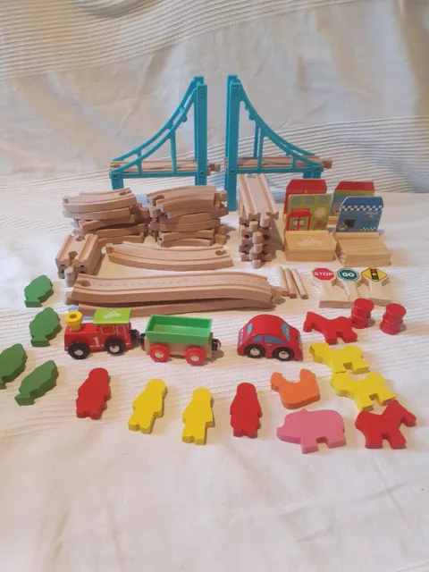 Carousel mega wooden train set outlet