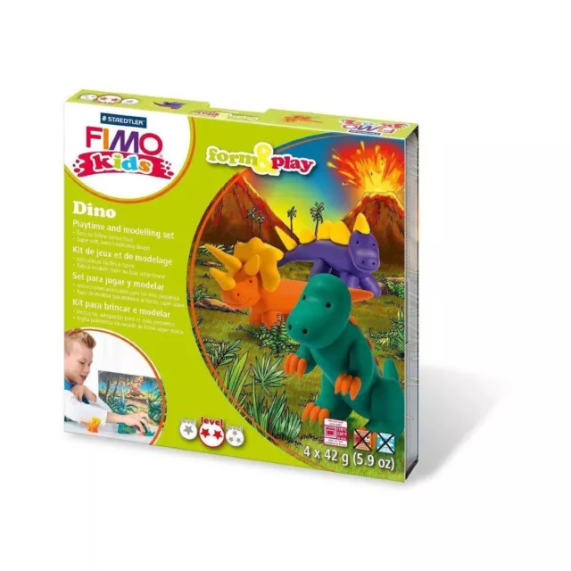 STAEDTLER® FIMO® kids Modelliermasse form&play Dino