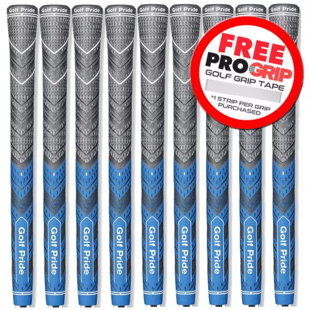 GOLF PRIDE MCC Plus4™ BLUE STANDARD GOLF GRIP / MULTIBUY DEALS +FREE TAPE