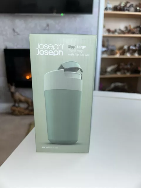 Joseph Joseph Large Green Sipp Travel Mug - On-The-Go Drinkware