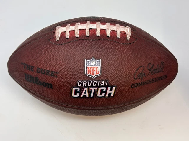 Game Prepped 2022 Authentic NFL Game Ball Wilson The Duke Crucial Catch Football