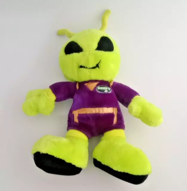 PMS Marty the Martian Alien Green Purple Suit Soft Plush Toy 40cm Retro