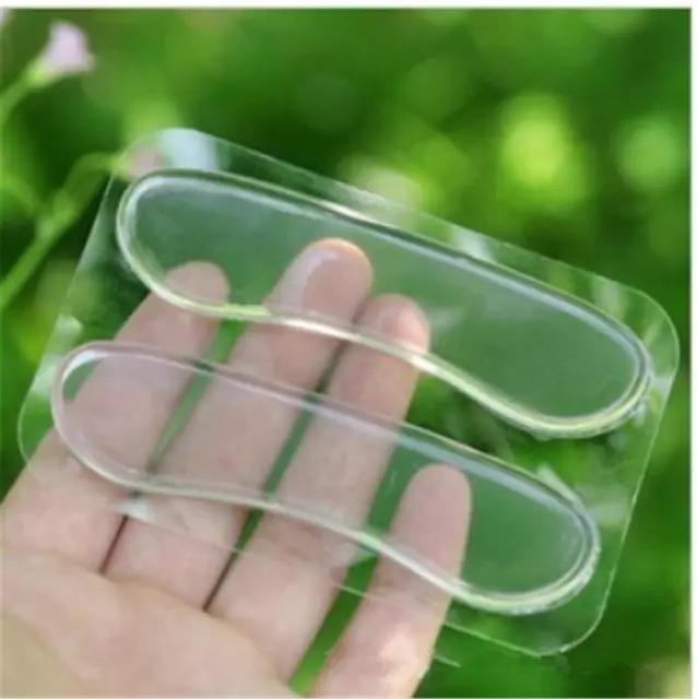 1Pair Silicone Gel Heel Cushion Protector Foot Care Shoe Insert Pad  insole O*xd