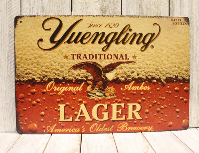 Yuengling Beer Tin Metal Sign Bar Pub Yuenglings Vintage Style Ad Restaurant XZ