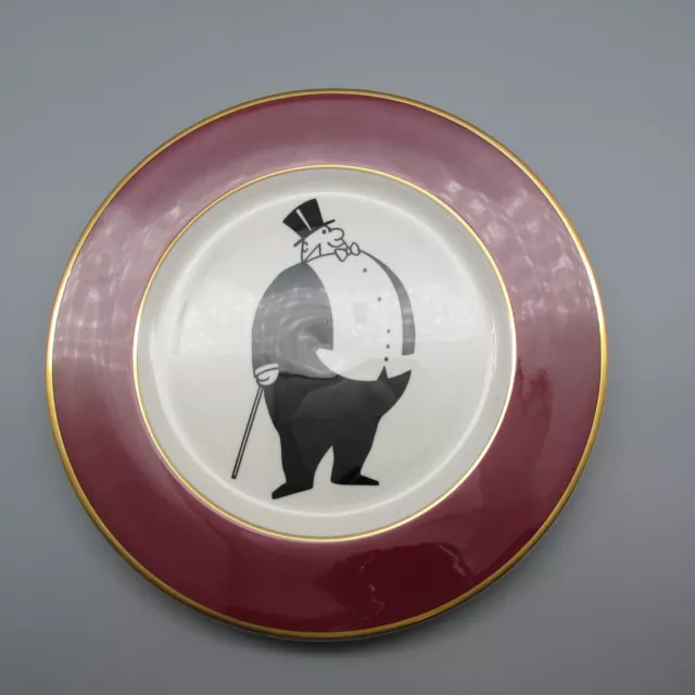 Syracuse China Deco  TUXEDO MAN - Service / Dinner Plate