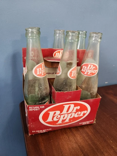 Vintage Dr. Pepper Bottles