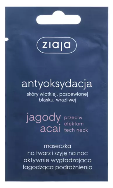 Ziaja Acai Berry Overnight Mask Smoothing & Soothing