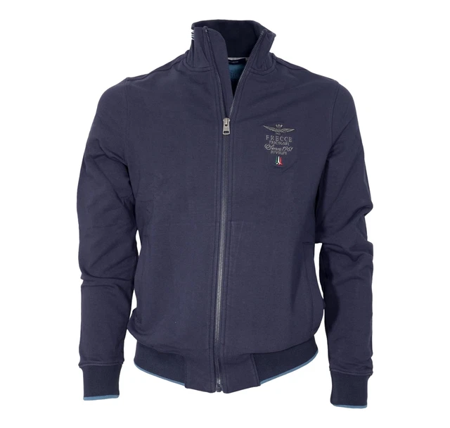AERONAUTICA MILITARE FELPA Uomo Con Zip Frecce Tricolori FE1756 Colore Blu EUR 145 00 PicClick IT