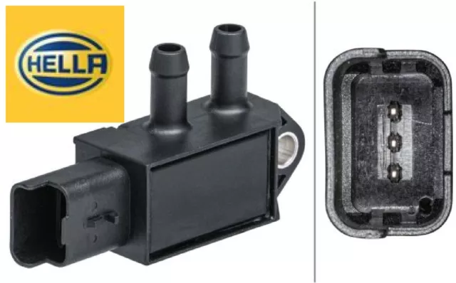 HELLA 6PP009403-431 Sensor für Abgasdruck Sensor Abgasdruck